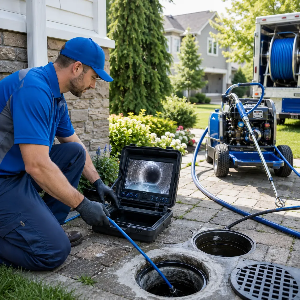 Outdoor drain cleaning professionals serving Cerro Gordo, IL